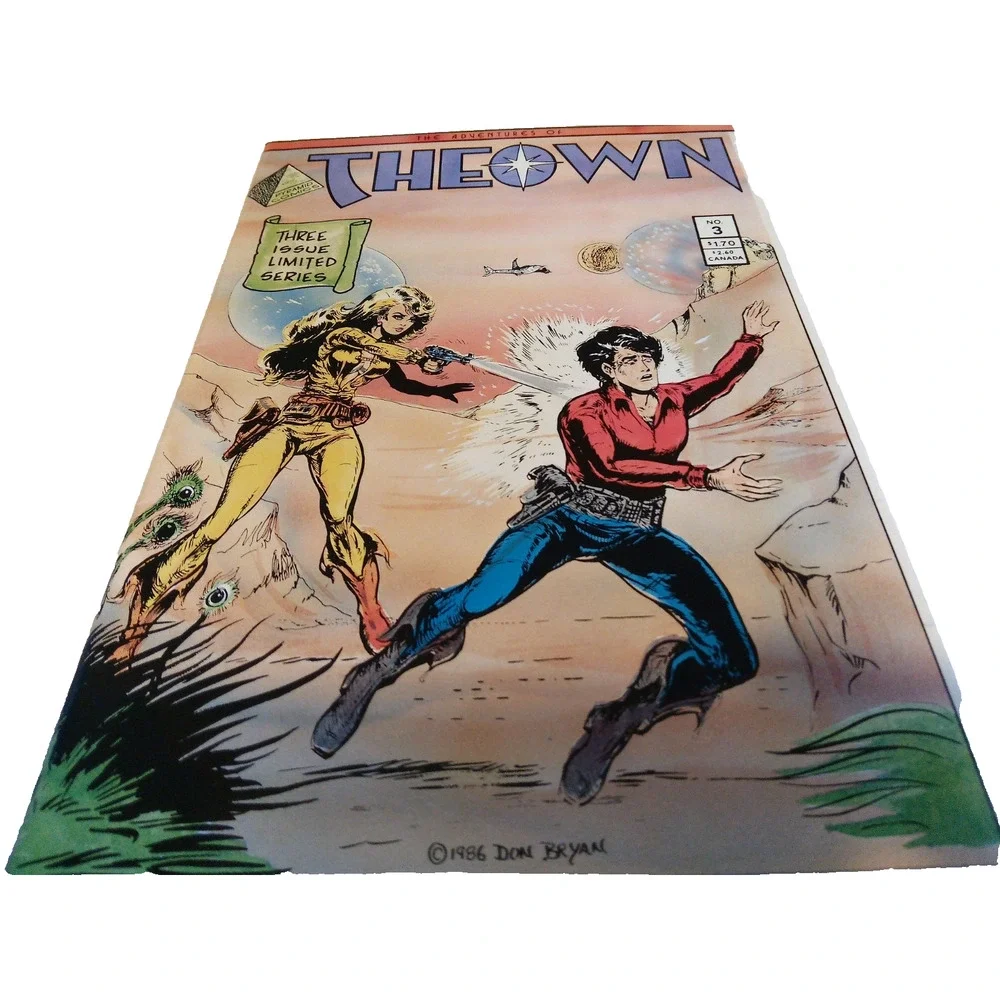 The Adventures Of Theown #1-3 October-December 1986 Pyramid Comics